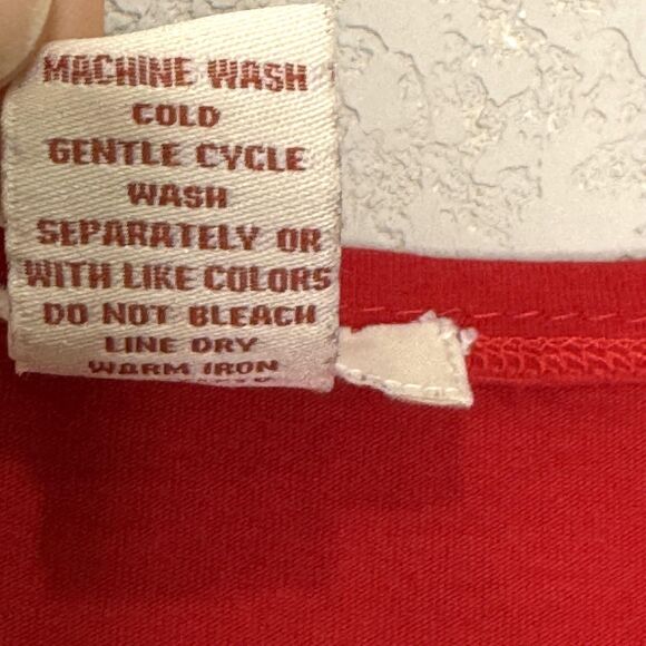 Sundance Top Womens Small Red Long Sleeve Ruched Surplice Wrap Style Party - Picture 6 of 6